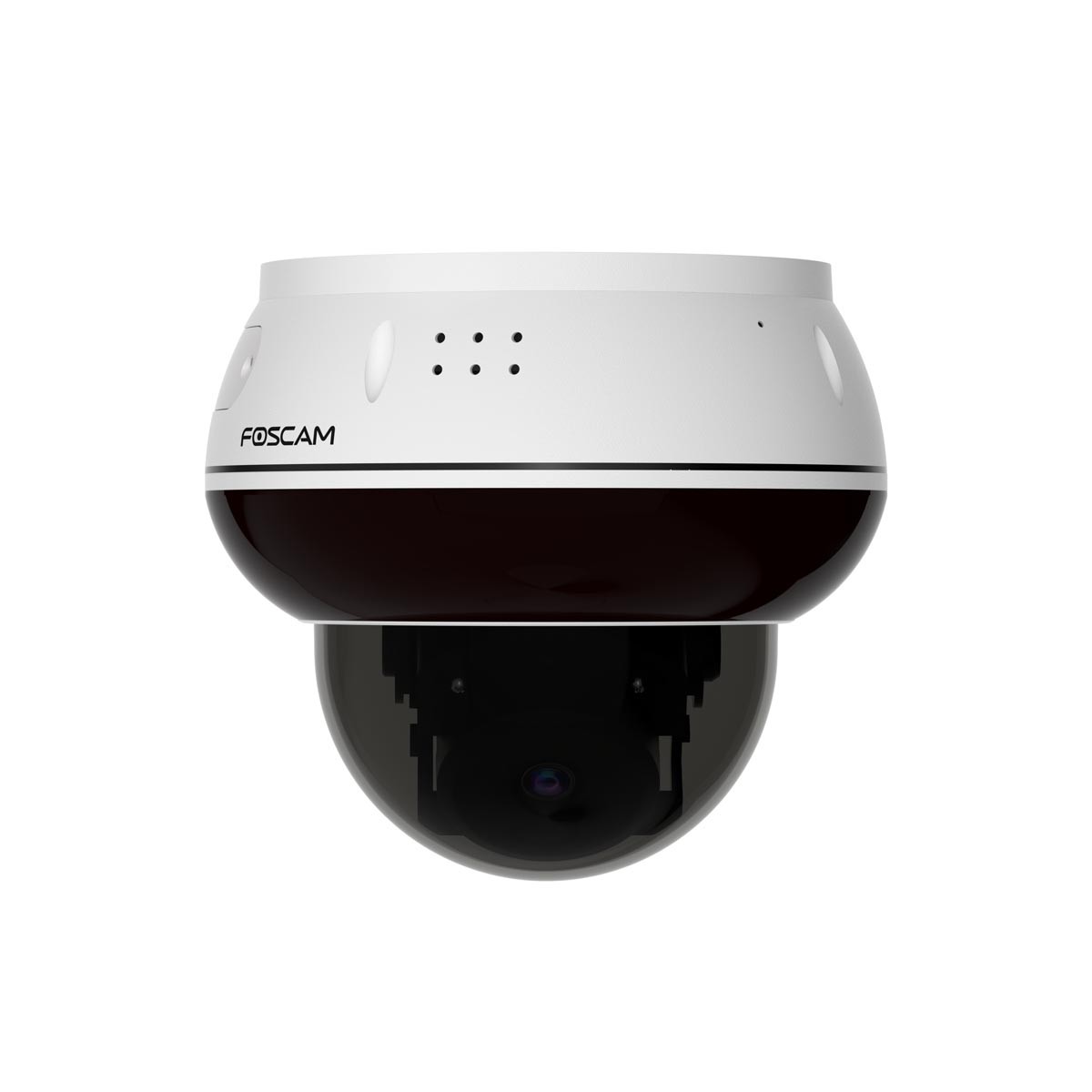 Foscam D8ET 4K 8MP PoE IP Dome Überwachungskamera weiß mit motorisierter PT-Funktion, KI-Personen- und Fahrzeugerkennung, IK10 Vandalismus-Schutz