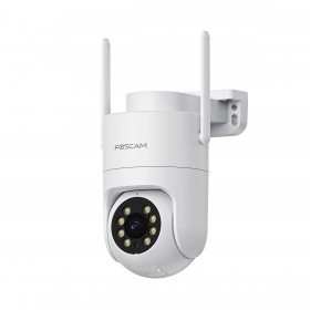 Foscam PD8 - 8 MP 4K WLAN-Überwachungskamera mit Schwenk- und Neigefunktion, 360° Auto-Tracking, Millimeterwellen-Radar, Dualband-WLAN, Nachtsicht in Farbe, WiFi 6