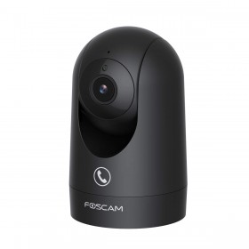 Foscam R8M drehbare und schwenkbare 4K 8 MP Dual-Band WLAN Innen-Überwachungskamera (schwarz) mit Radarerkennung und Auto-Tracking Funktion