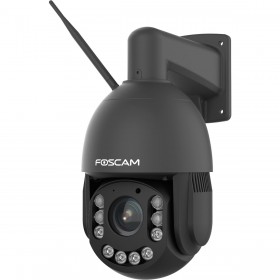 FOSCAM SD4H 4 MP Dualband WLAN PTZ Dome Überwachungskamera  mit 18-fachem optischem Zoom (schwarz)