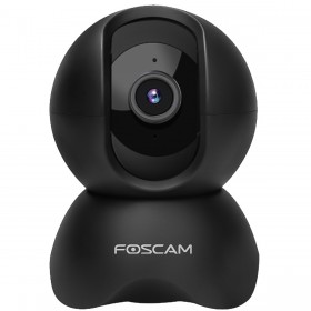 Foscam X5 5 MP Super HD WLAN schwenkbare und neigbare Überwachungskamera (schwarz)