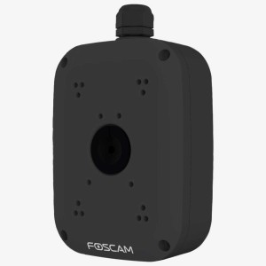 Foscam FAB28H wasserdichte Foscam Anschlussdose / Montageplatte für Foscam Dome Überwachungskameras (schwarz) 