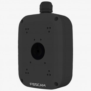 Foscam FAB28H wasserdichte Foscam Anschlussdose / Montageplatte für Foscam Dome Überwachungskameras (schwarz) 