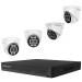 Foscam FN9108E-T4-2T 8-Kanal 3K 5 MP PoE Komplettset für die Videoüberwachung mit 4 Überwachungskameras