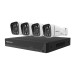 Foscam FNA108E-B4-2T 8-Kanal 4K 8 MP PoE Komplettset für die Videoüberwachung mit 4 Überwachungskameras