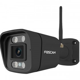 Foscam V5P 5 MP Dual-Band WLAN Überwachungskamera mit integriertem Scheinwerfer und einer Alarmsirene (schwarz)