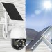 Foscam B4 batteriebetriebene 2K 4 MP WLAN-Überwachungskamera mit Schwenk- und Neigefunktion, inkl. Solarpanel