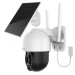 Foscam B4 batteriebetriebene 2K 4 MP WLAN-Überwachungskamera mit Schwenk- und Neigefunktion, inkl. Solarpanel