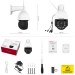 FOSCAM SD4H 4 MP Dualband WLAN PTZ Dome Überwachungskamera  mit 18-fachem optischem Zoom