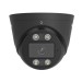 Foscam T5EP 5 MP POE-Überwachungskamera mit integriertem Scheinwerfer und einer Alarmsirene (schwarz)