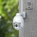 FOSCAM SD4 4 MP Dualband WLAN PTZ Dome Überwachungskamera mit 4-fach optischem Zoom