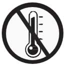 Keine Verwendung bei hohen Temperaturen